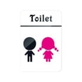 thumbnail image 3 of Children Restroom Sign Toilet Sign Home 15×10cm Signage Board Restaurant Self-sticks Cute Wall Art Public Place Bathroom Sign, 3 of 8