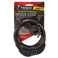 thumbnail image 2 of Trimax TNRC126 Trimaflex Coiled Lock - 72in. Cable with Combination Lock, 2 of 2