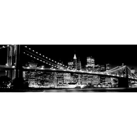 Black and White City Bridge