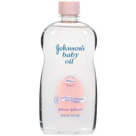2 Pack - Johnson's Baby Oil, 20 fl oz (591 ml) Each
