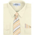 thumbnail image 2 of S.H. Churchill & Co. 4 Piece Boy's Dress Shirt Set with Long Tie, Bow Tie and Pocket Square, 2 of 6