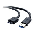 thumbnail image 1 of Belkin SuperSpeed USB 3.0 Cable A to Micro-B - USB cable - USB Type A (M) to Micro-USB Type B (M) - USB 3.0 - 3 ft - molded, 1 of 2