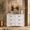 White-6, variant on Aiho 4-Drawer Dresser for Bedroom, Wood Drawer Chest Storage Cabinet for Living Room, Hallway, Entryway, Home Office - Black