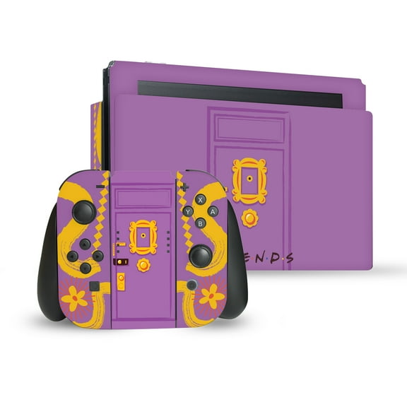 Head Case Designs Officially Licensed Friends TV Show Iconic Graphics Peephole Frame Vinyl Sticker Skin Decal Cover Compatible with Nintendo Switch Bundle