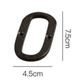 thumbnail image 3 of Free Shipping, Dusknt Wrought Iron Decorations Creative Diy House Number Casts Iron Metal Letters, Limited Time Offer!, 3 of 3