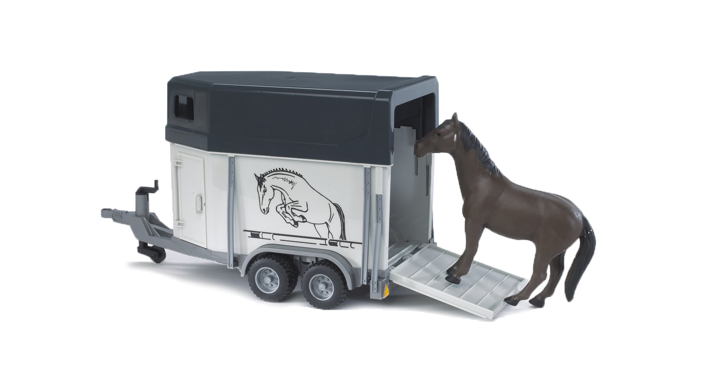 bruder horse trailer