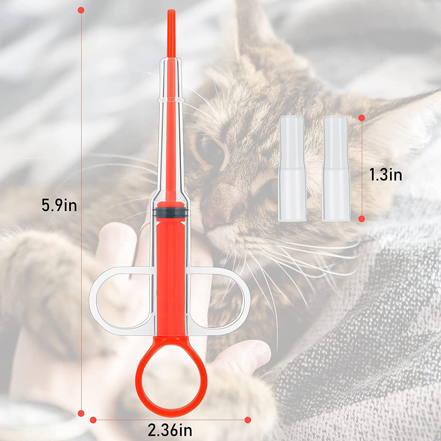 Pieces Pet Pill Plunger Popper for Small Cats Dogs Pill Gun