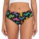 thumbnail image 1 of Fotbe Colorful Geometric Dog Calzones Estampados para Mujer – Ropa Interior de Algodón, Cómoda, Suave y Elástica-XX-Large, 1 of 5