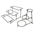 thumbnail image 2 of Platter Stand Serving Tray Rack Food Dish Display Stand for Cupcake Dish Round, 2 of 5