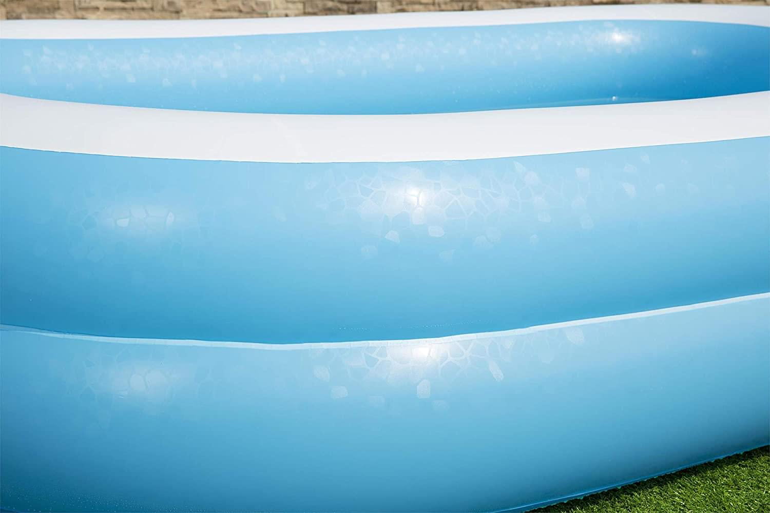 Bestway Bestway 54006 Family Rectangular Inflatable Pool 262 x 175 x 51 cm Blue /White 
