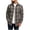 #014-Gray, variant on Men Fall Shirt Mineart Men's Plaid Flannel Shirt Long Sleeve Fashion Collar Casual Thin Outerwear Jacket Daily Versatile Top Multi-color