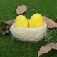 thumbnail image 3 of 6 piezas de simulación de hilo de cáñamo gallinero de Pascua adorno de nido de pollo decoración de fiesta DIY (blanco), 3 of 6
