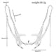 thumbnail image 3 of Mask de Metal Gothic Punk, Máscara de Carneval, Collar Exagerado, Personaje Acentuado, Masquerade Ball, para Eventos, Metal Frame, con Collar, para Salas de Fiesta, 3 of 7
