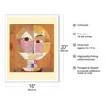 thumbnail image 2 of Senecio (Baldgreis) - Head of a Man Going Senile - From an Original Color Painting by Paul Klee c.1922 - Fine Art Matte Paper Print (Unframed) 16x20in, 2 of 4