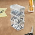 thumbnail image 2 of Simplify 4-Pack 12oz Stackable Storage Box Set with Lid, 2 of 4