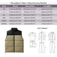 thumbnail image 2 of Puffer Vest for Men Lightweight Winter Outdoor Vests Warm Zip Sleeveless Jacket Outerwear,M-4XL, 2 of 2