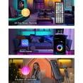 thumbnail image 2 of 50ft LED Strip Lights, Fussion LED Lights for Bedroom with Remote and App Control Music Sync LED Light Strip(New APP+ 4-Button Switch+ Remote+ Mic), 2 of 7