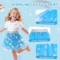 thumbnail image 4 of Conjunto de disfraz de princesa Rolevoria Light Up Cape + accesorios, 4 of 7