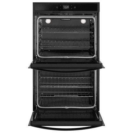 Whirlpool - Smart 27" Built-In Double Electric Wall Oven - Black
