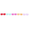 thumbnail image 1 of Milaget 10Pcs Solid Silicone Double Flared Plugs Ear Gauge Stretching Expander 18mm, 1 of 7