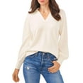 thumbnail image 2 of Vince Camuto Ladies Pullover Collared Lightweight Sweater (Ocean Coral, S), 2 of 4