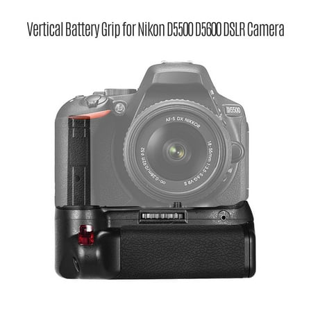 Vertical Battery Grip Holder For  D5500 D5600 DSLR Camera EN-EL 14 Battery Powered With IR Remote Control