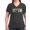 Charcoal, variant on CafePress - 100 Dollar Bill T Shirt - Women's V-Neck Dark T-Shirt
