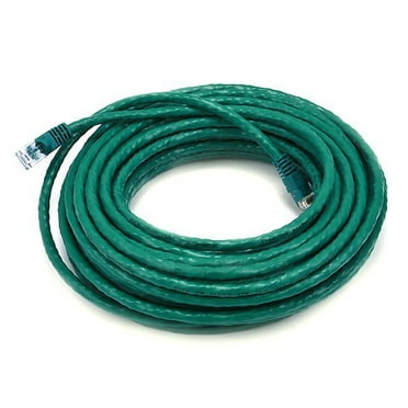 Monoprice 50' 24AWG Cat5e UTP Ethernet Network Cable Green 102159