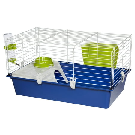 UPC: 0027773026143 | MidWest Homes for Pets Critterville Cleo Guinea Pig Habitat Cage  Blue