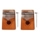 thumbnail image 1 of Juego De 2 Instrumentos Musicales De 17 Teclas Kalimba Thumb Piano Wood Finger Mbira Sunnimix Piano de pulgar Kalimba 17 teclas, 1 of 8