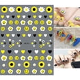 thumbnail image 1 of Nail Art Flower Daisy Pegatinas en relieve Deslizadores de uñas Diseño floral simple Elegante autoadhesivo Nail Art Calcomanías Decoración Tan Jianjun  unisex, 1 of 2