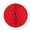 Tissue Ball Red -19"- Pack of 12