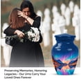 thumbnail image 4 of Northern Light Little Cremation Urn For Men & Women - Decorative Keepsake Urns For Human Ashes For Male And Female - Purple Urns For Girl - Little Blue Keepsake Urn For Adults Boy And Girls 3 Inch, 4 of 7