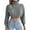 Gray, variant on Aoochasliy Womens Sweaters Pullover Clearance Turtleneck Solid Knitted Sweater Casual Trendy Tops Blouse