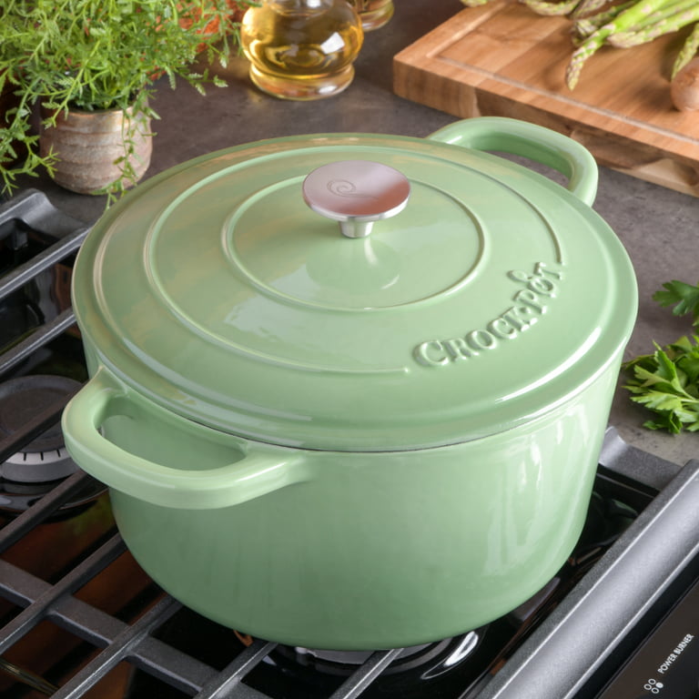 Crock Pot Artisan 7-Quart Round Dutch Oven - Pistachio Green, 7 qt - Kroger