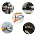 thumbnail image 5 of 20 Pcs 10-16mm Hose Clamp Stainless Steel Hose Clamp Adjustable Worm Gear Hose Clamp, Metal Fuel Line Pipe Clamp for Plumbing, Automotive And Mechanical Application, 5 of 6