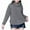 Dark Gray-Sweater, variant on Women's Turtleneck Fuzzy Fleece Sweater Long Sleeve Sherpa Warm Pullover Jumper Oversized Chunky Casual Sweaters