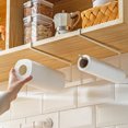 thumbnail image 3 of Porte-serviettes en Papier en Acier Inoxydable, Distributeur de Rangement Multi-Usage pour Salles de Bains Cuisines, Installation Facile, Gain de Place Sans Perçage (Taille Régulière), 3 of 6
