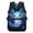 Blue Axolotl, variant on Blue Axolotl Print Kids School Backpack Polyester Large Capacity with Multiple Organizer Pockets for Elementary Middle Students Back to School Supplies