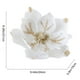 thumbnail image 3 of Magnolia Artificial Magnolia artificial de tela, 24 cm, color blanco, con efecto nevado, ideal para decorar el árbol de Navidad. 1 unidad Rkxzt, 3 of 9
