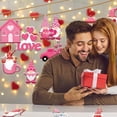 thumbnail image 5 of Matoen 24Pcs Wooden Heart Embellishments Red and Pink Wood Heart Tags Wood Heart Slice Hanging Decorative Ornaments Crafts for Valentines Day Wedding Anniversary Themed Parties, 5 of 6