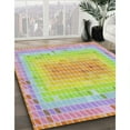thumbnail image 2 of Ahgly Company Indoor Rectangle Patterned Tea Green Abstract Area Rugs, 6' x 9', 2 of 6