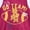 Red Plum, variant on Minnie Mouse Girls' Game Day Graphic Tee with Short Sleeves, Sizes 4-16