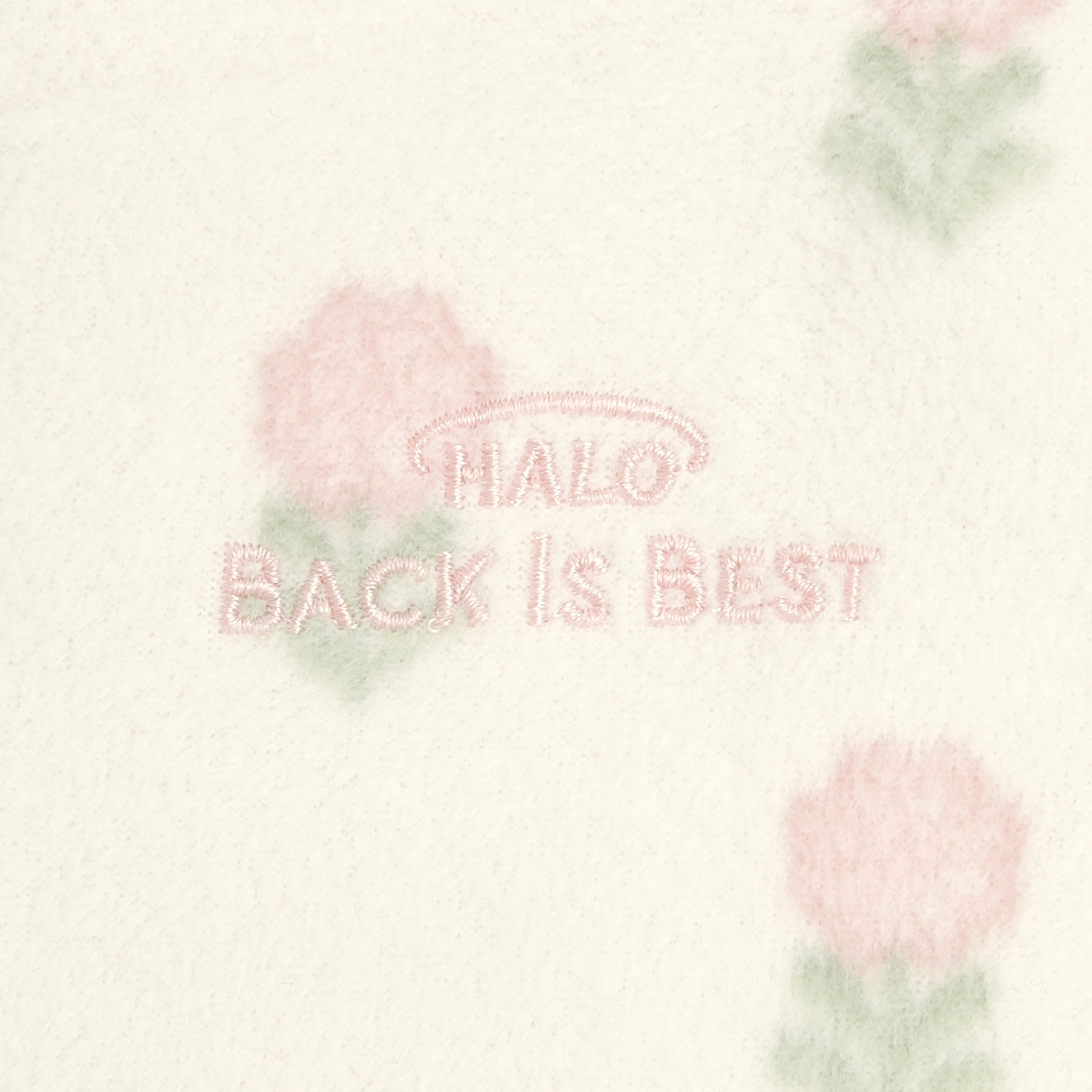 HALO SleepSack Swaddle, Micro-Fleece, Block Flower, Newborn Girls, 0-3 Months