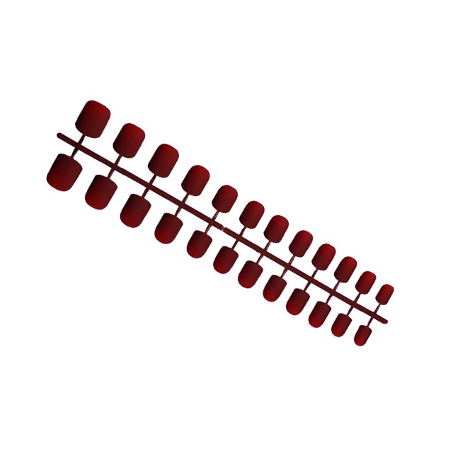 ruzhgo Square Fake Nail Set Classic Scratch Resistant Artificial Press-on Fingernails Full Cover Strong Viscosity Manicure Stickers Type 1 Type 4
