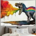 thumbnail image 2 of Awpe Tapestry Wall Hanging Abstract Graffiti Rainbow Picture Print Painting, 2 of 6