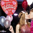 thumbnail image 2 of PMU Valentine's Day Loop Hearts 18 Inch Mylar-Foil Balloon Valentine's Day Proposal, Special Events, Photo Props Party Decoration and Accessories (5/Pkg) Pkg/1, 2 of 9