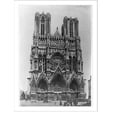 thumbnail image 2 of Historic Framed Print, The western portal - facade of Reims cathedral, France, 17-7/8" x 21-7/8", 2 of 9