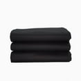 thumbnail image 3 of Calico Linens 400TC Sateen Solid Cotton Twin XL Sheet Set, includes 10 icnh deep pocket 1 fitted sheet , 1 flat sheet and 2 pillowcases, Black Solid, 3 of 4