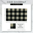 thumbnail image 2 of Contemporary Home Living Cursive Style Hello Rectangular Doormat - 18" x 30" - Purple and Gold, 2 of 6